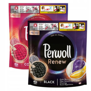 Perwoll Caps Kapsułki do Prania MIX 32szt x2
