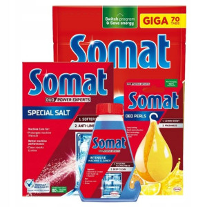 Somat Gold Zestaw do Zmywarki 4 Elementy