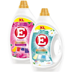 E Żel do Prania Koloru oraz Bieli 2x2,43l (108pr)