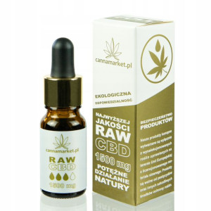 Olejek Konopny CBD 15% 1500mg Full Spectrum RAW