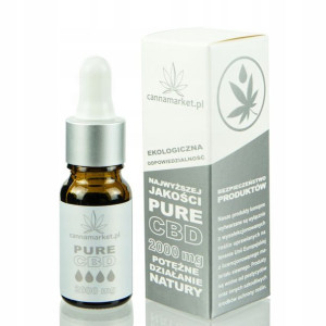 Olejek Konopny CBD 20% 2000mg PURE CERTYFIKOWANY