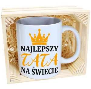 Kubek W Skrzynce Na Prezent Dzień Ojca Taty Tata