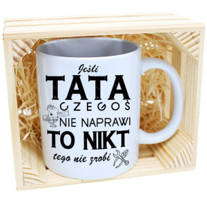 Kubek W Skrzynce Na Prezent Dzień Ojca Taty Tata