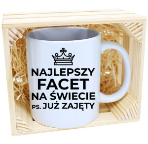 Kubek W Skrzynce Na Prezent Dzień Chłopaka Facet