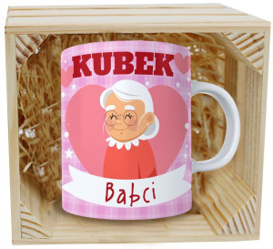 Prezent Kubek Z Nadrukiem Dla Babci W Skrzynce