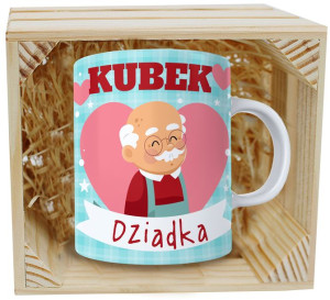 Prezent Kubek Z Nadrukiem Dla Dziadka W Skrzynce