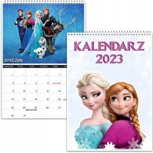Kalendarz Ścienny A3 Frozen 2023 Y2