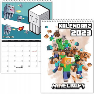 Kalendarz Ścienny A3 Minecraft 2023 Y2