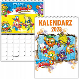 Kalendarz Ścienny A3 Super Zings 2023 Y2