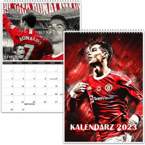 Kalendarz Ścienny A4 Cristiano Ronaldo 2023 Y2