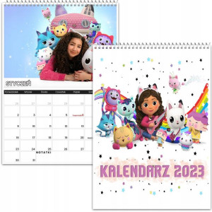 Kalendarz Ścienny A4 Koci Domek 2023 Y2