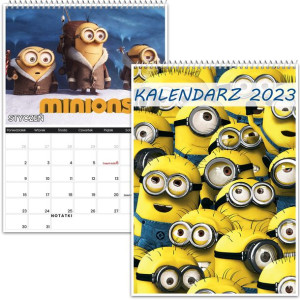 Kalendarz Ścienny A4 Minionki 2023 Y2
