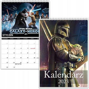 Kalendarz Ścienny A4 Star Wars 2023 Y2