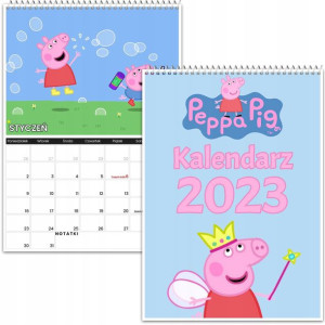 Kalendarz Ścienny A4 Świnka Peppa 2023 Y2