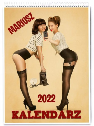 Kalendarz Ścienny Sexy Kobiety Pin Up A4 2022 Y4