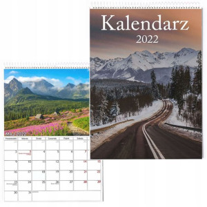 Kalendarz Ścienny Tatry Góry Rok 2022 A3 Y1