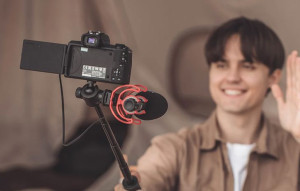 Selfie Stick/statyw Z Uchwytem Na Telefon, Kamerę Sportową Z Gwintem 1/4,