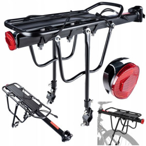 Bagażnik Rowerowy Tylny Aluminium 50kg Na Rower