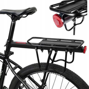 Bagażnik Rowerowy Tylny Aluminium 50kg Uniwersalny
