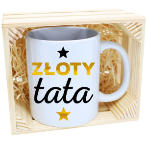 Kubek W Skrzynce Na Prezent Dzień Ojca Taty Tata