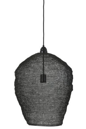 Lampa wisząca Nikki czarna błyszcząca