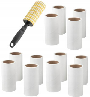 12 X Rolka Wałek Czyszczący + Uchwyt Ikea Bastis