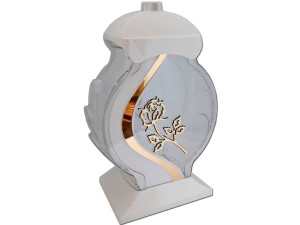 Znicz Lampion Ob Lustro Biały