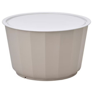 IKEA LAGASKAR Stolik kawowy ogrodowy beżowy