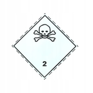 Nalepka Adr Nr 2,3 Cargoparts Cargo-t080