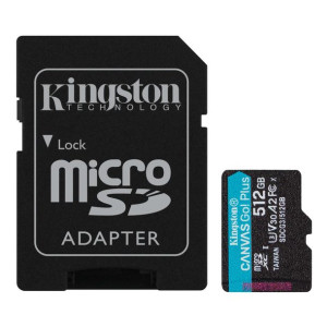 Karta pamięci Micro SD Kingston Canvas Go! Plus Class 10 512GB + AdapterSD