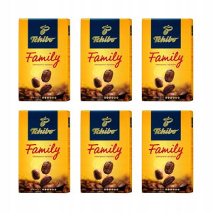 Kawa mielona TCHIBO Family 6x 500g