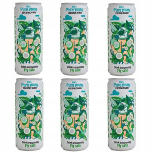 Woda kokosowa COCONAUT z młodego kokosa 6x 320 ml