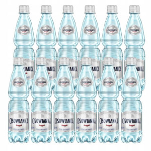 12x Woda mineralna CISOWIANKA lekko gazowana 0,5 l