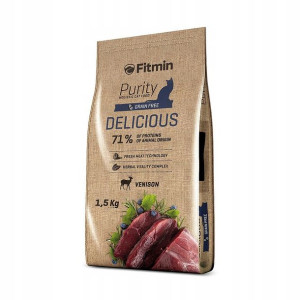 Karma sucha kota FITMIN Purity Delicious 1,5 kg