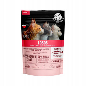 Karma mokra kota PET REPUBLIC z łososiem 100 g