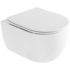 Misa Wc Podwieszana Olivier Biała Slim Rimless