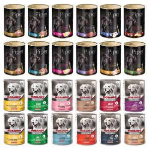 ZESTAW Dolina Noteci PIPER MORANDO mix 24x400g