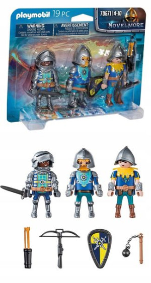 Playmobil 70671 Trzech Rycerzy Novelmore Zestaw