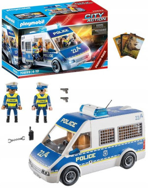 PLAYMOBIL TRANSPORTER POLICYJNY AUTO KLOCKI 70899 + gratis zeszyt