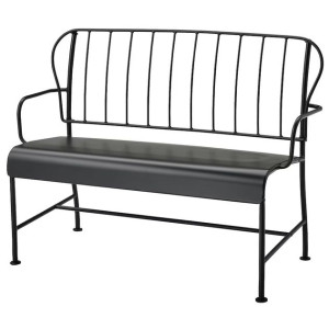 IKEA LACKO Sofa 2-osobowa na zewnątrz szary