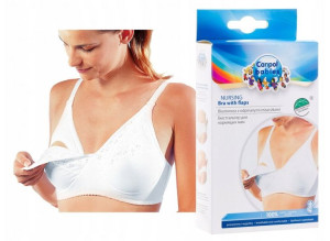 Canpol babies biustonosz dla karmiących 75B bawełna 100% biały