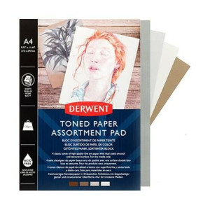 Blok Mixed Toned Paper A4 120g 20ark., Derwent
