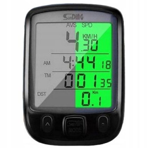 Licznik Rowerowy Wodoodporny 25 Funkcji Lcd Zestaw