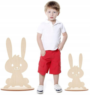 Zając Zajączeki Wielkanocny Królik Figurka 30+50cm