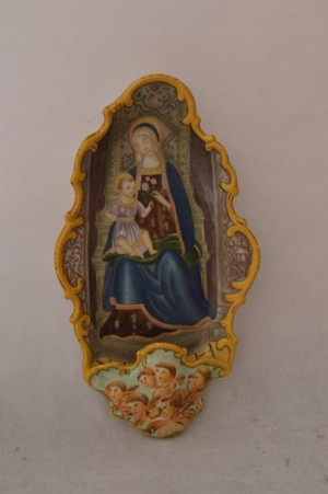 KROPIELNICA Z FRANCJI porcelana MALOWANA MARIA