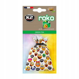 K2 ROKO HAPPY zapach samochodowy ZIELONA HERBATA