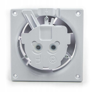 Wentylator łazienkowy 100mm cz. wilgoci/ wył. czas