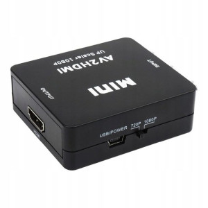 Konwerter z AV cinch na HDMI przejścówka RCA 1080P