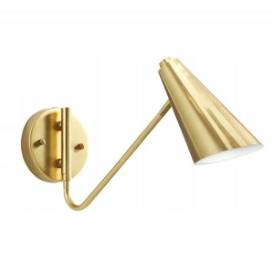 Lampa Ścienna Kinkiet Złoty Gold Salon Korytarz
