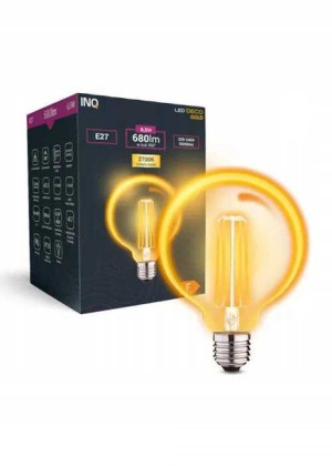Żarówka Filament LED GOLD G95 glob E27 6,5W 2700K